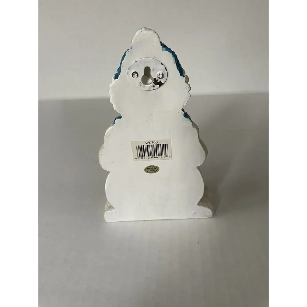 Snowman Christmas Winter Holiday Thermometer White Wall Piece Nice‎